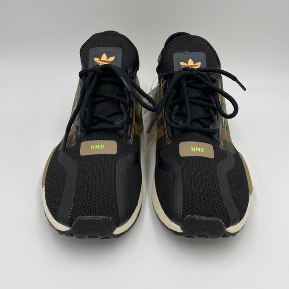 Adidas NMD R1 V2 Black / Cardboard Mens Shoes - Picture 3 of 8